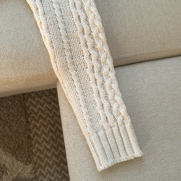 🌺 Sézane 🌺 Stunning AUBIN JAMPER Ecru XS Pristine condition Made in Italy 🇮🇹❤️ - Picture 12 of 16